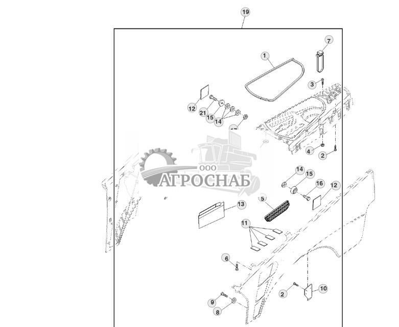 Капот — комплект крепежных деталей (041533 - ) - ST75443 712.jpg